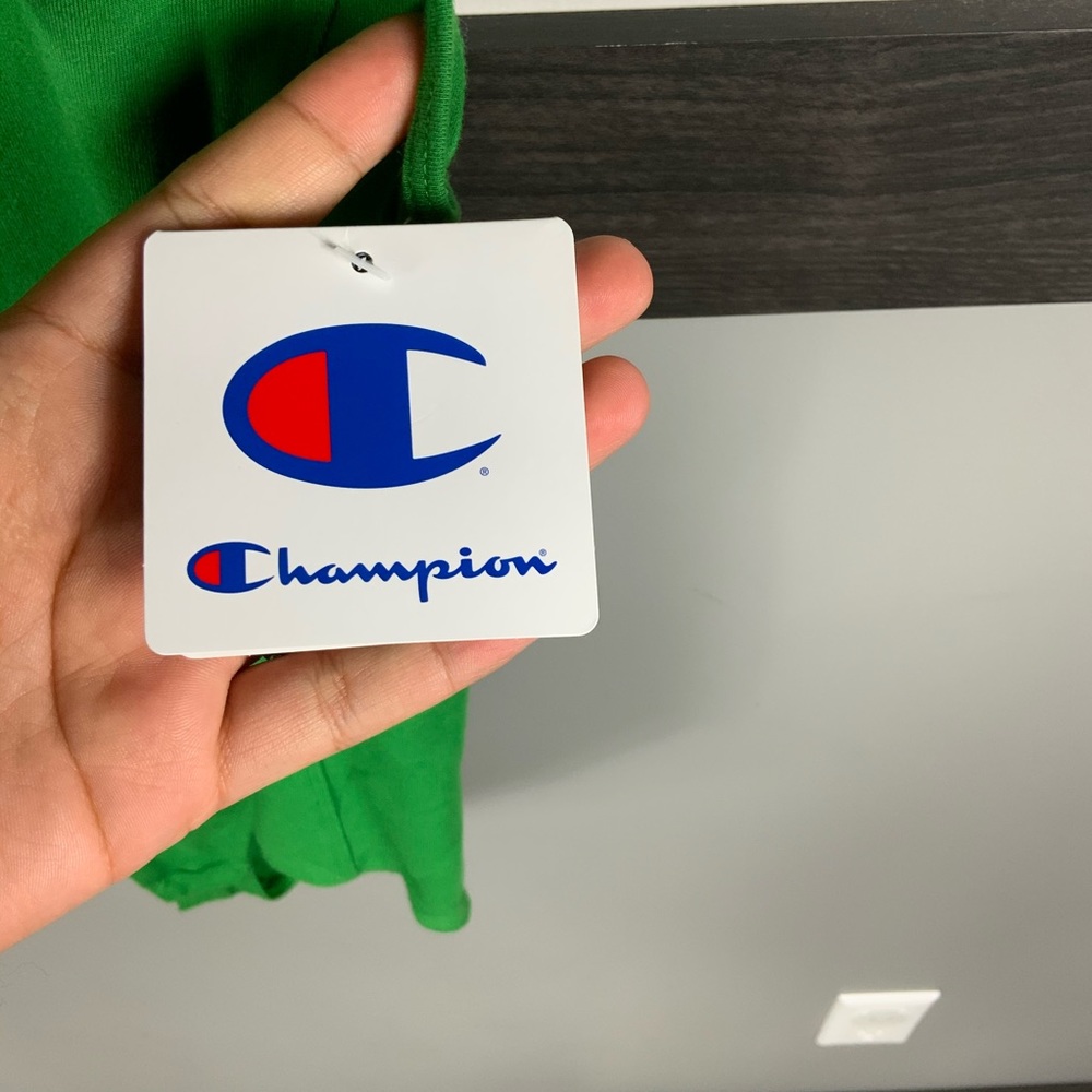 CHAMPION women tank bodysuit logo patch green - Picture 9 of 9